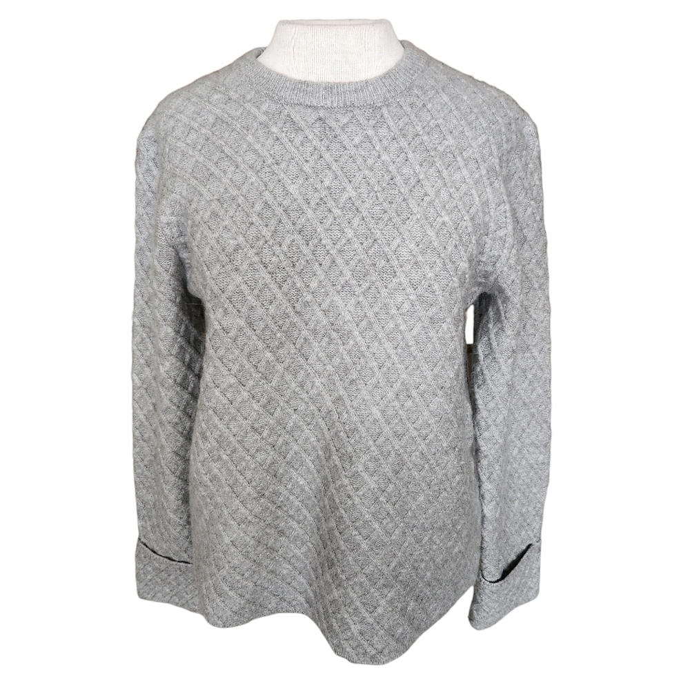 Magaschoni Diamond Pattern Sweater - image 1